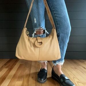 The Sac Original Tan Leather Handbag